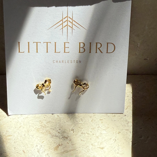 Ribbon Whisper Studs