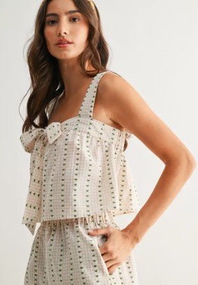 Gingham Print Set