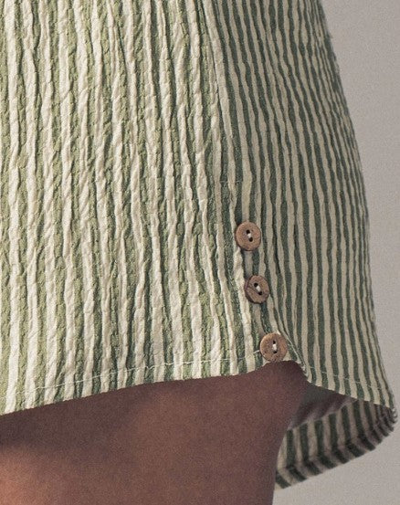 Sage Crinkle Shorts