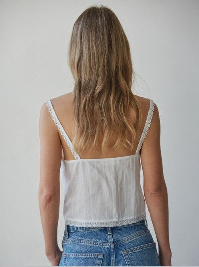 White Cotton Tank