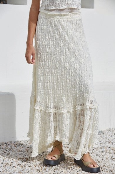 Lace Midi Skirt