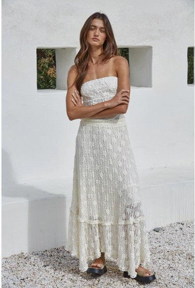 Lace Midi Skirt