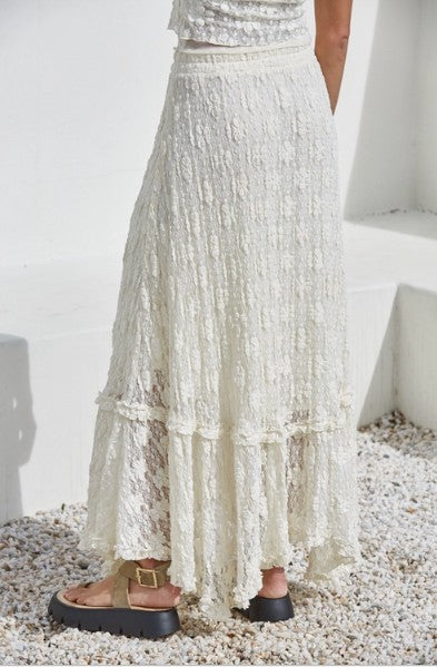 Lace Midi Skirt
