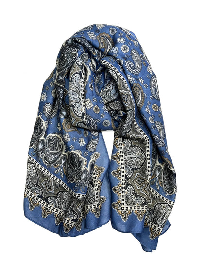 Printed bandana scarf