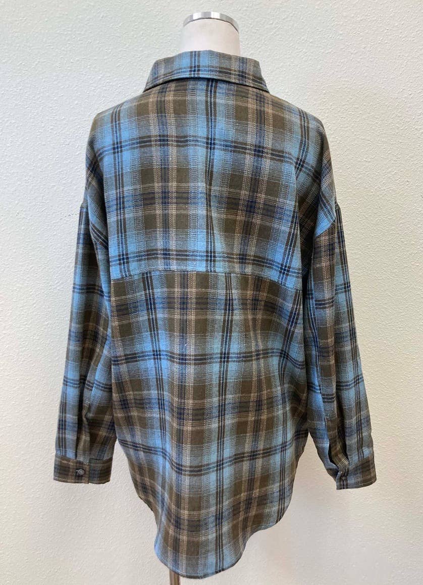 OVERSIZED PLAID SHIRT