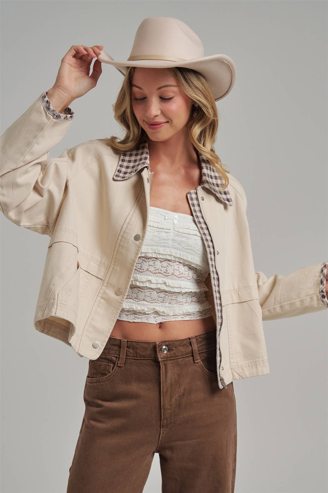 VINTAGE OXFORD CANVAS TWILL FALL JACKET