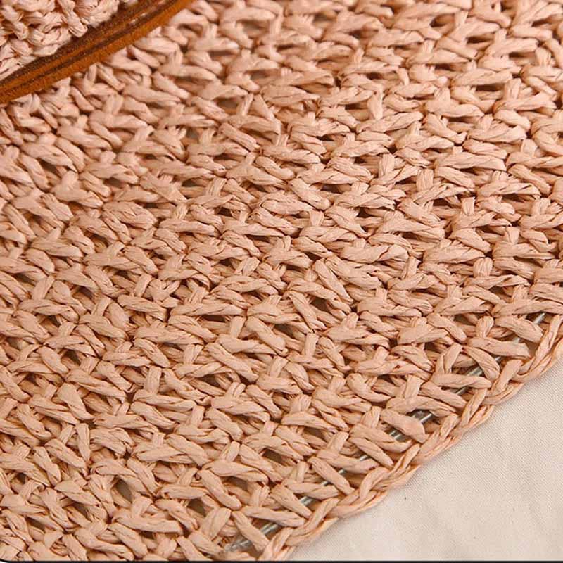 Casual Wide Brim Foldable Beach Straw Hat
