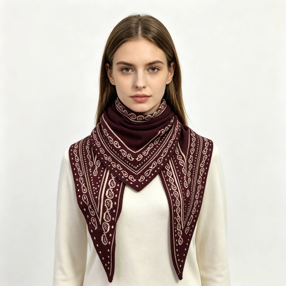 PAISLEY TRIANGLE SCARF, LVSC 292