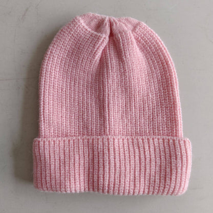 Casual Solid Color Knit Beanie Hat