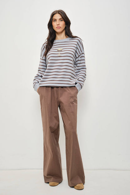 SELENE ESPRESSO MARTINI BEAD SWEATER