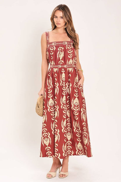 Ikat printed top