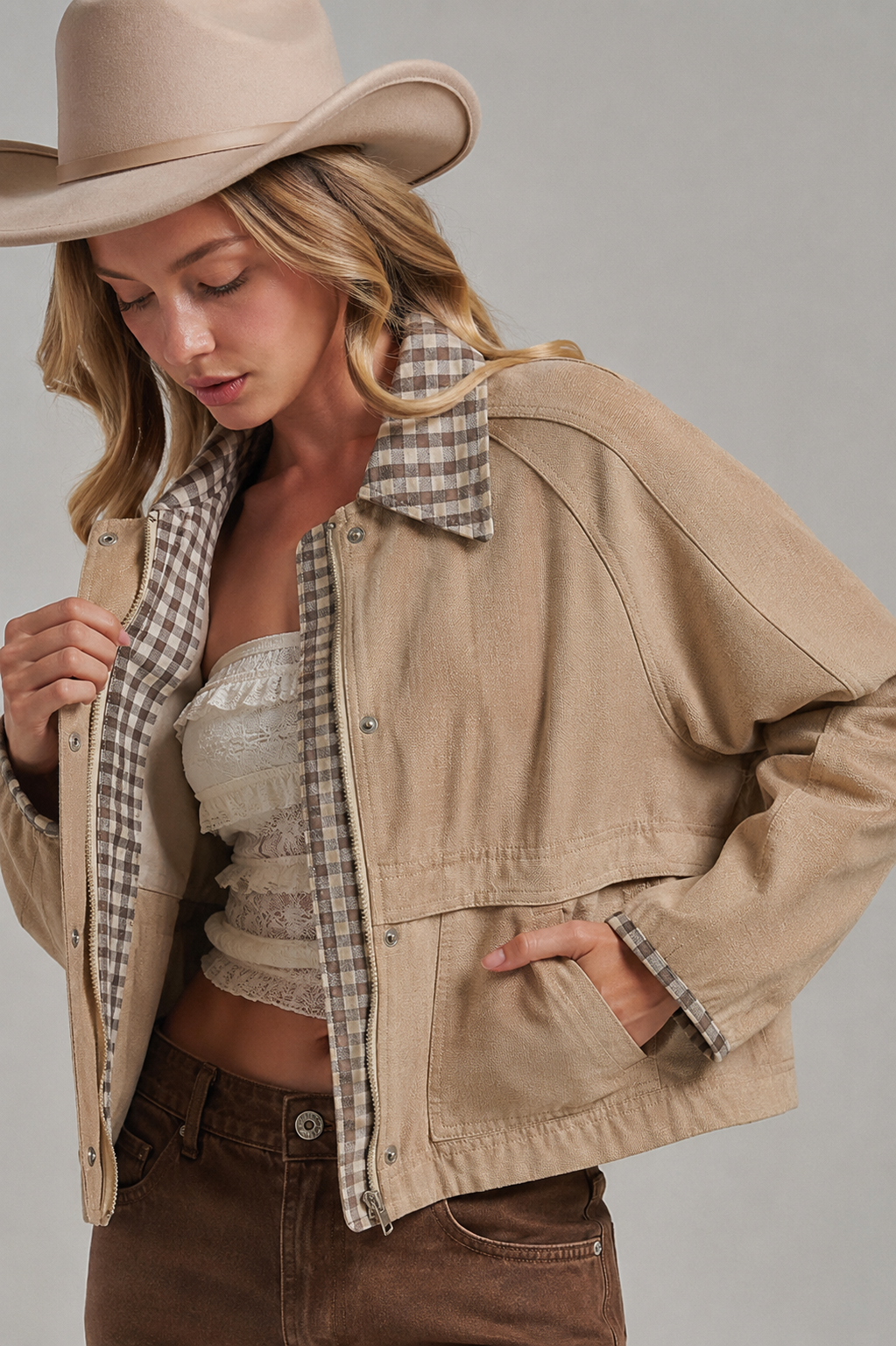 VINTAGE OXFORD CANVAS TWILL FALL JACKET