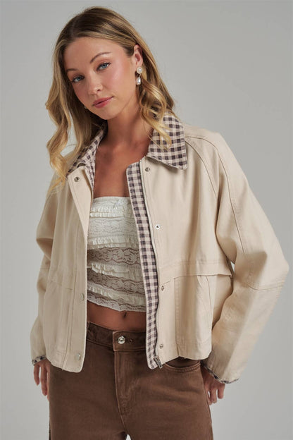 VINTAGE OXFORD CANVAS TWILL FALL JACKET