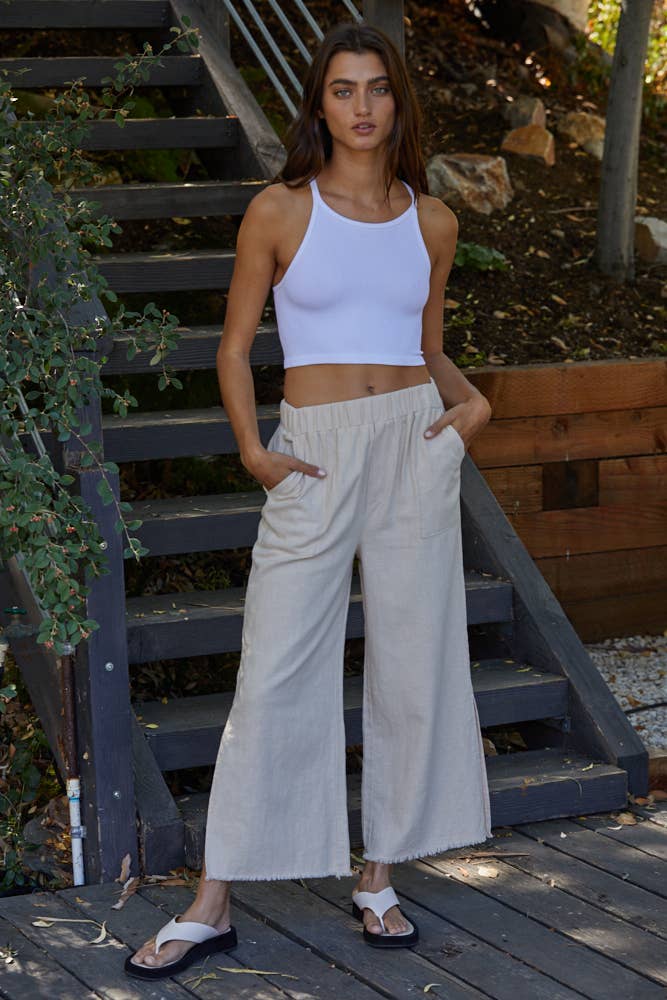 Seamless Sleeveless Halter Neck Top