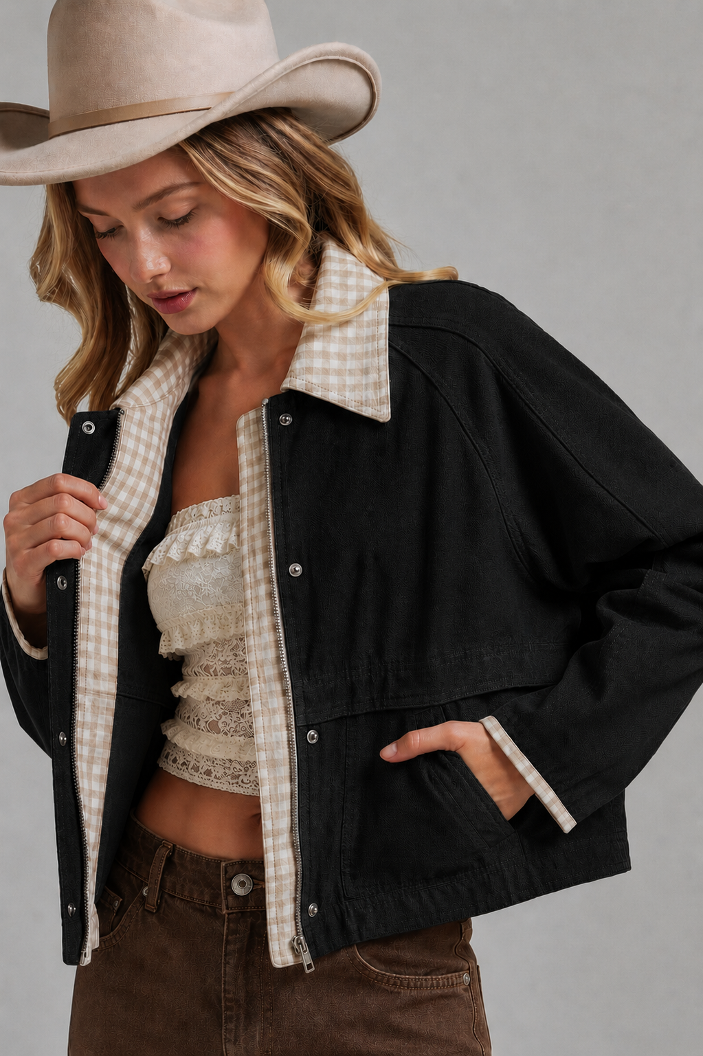 VINTAGE OXFORD CANVAS TWILL FALL JACKET
