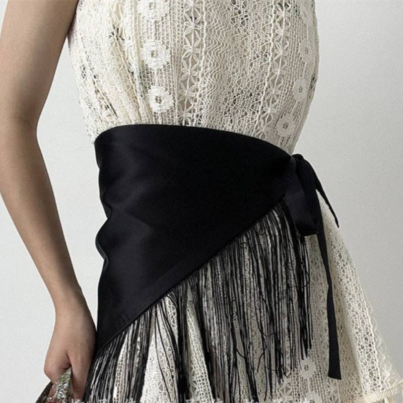 Bohemian Jacquard Triangle Waist Wrap Hip Scarf